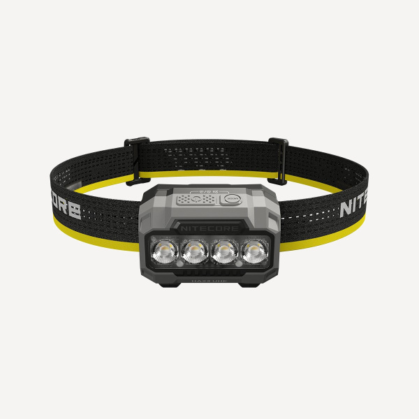 Фонарь налобный NiteCore HA23 UHE 600Lum (Черный/Серый, MCT 3000-6500K; +3шт*AAA)